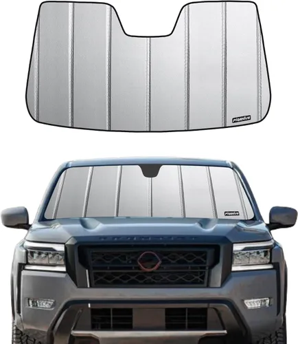 Vista 7 de Pigenius Parasol para parabrisas para Nissan Frontier 2005-2021, Xterra 2005-2015, para Suzuki Equator 2009-2012 - Salvaguarda