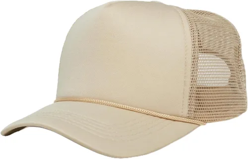 Vista 76 de Funky Junque Sombrero de camionero ligero Snapback de espuma de malla en Negro/Negro