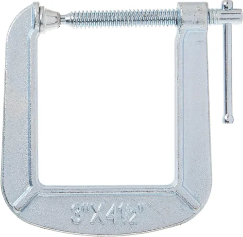 Vista 4 de BESSEY CM34DR - Abrazadera C forjada, Abrazadera C de alcance profundo de 3 pulgadas x 4-1/2 pulgadas (paquete de 2)