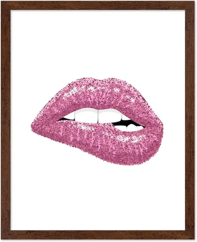 Vista 60 de Poster Master Impresión de labios dorados, póster de mordida de labio, arte moderno y minimalista, regalo bohemio para hombres y mujeres, diseño