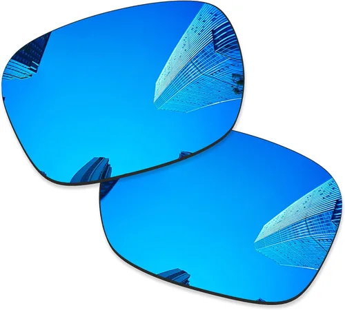 Vista 4 de 4 pares de lentes de repuesto para gafas de sol Oakley Holbrook XL OO9417, negro + titanio plateado + azul hielo + rojo fuego