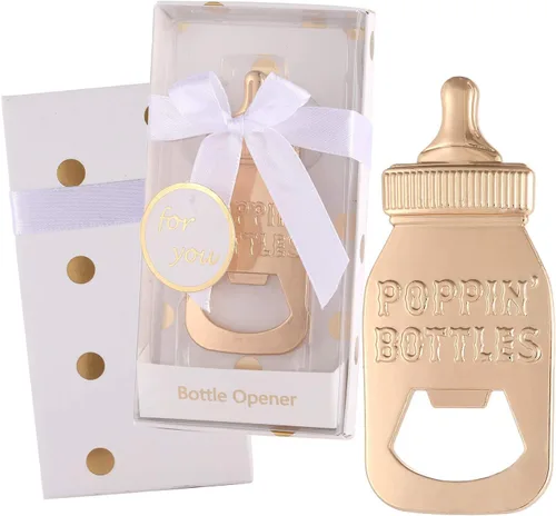 Vista 10 de Juego de 24 abridores de botellas para baby shower, recuerdos para invitados, bonitos abrebotellas con forma de poppin, recuerdos para baby shower