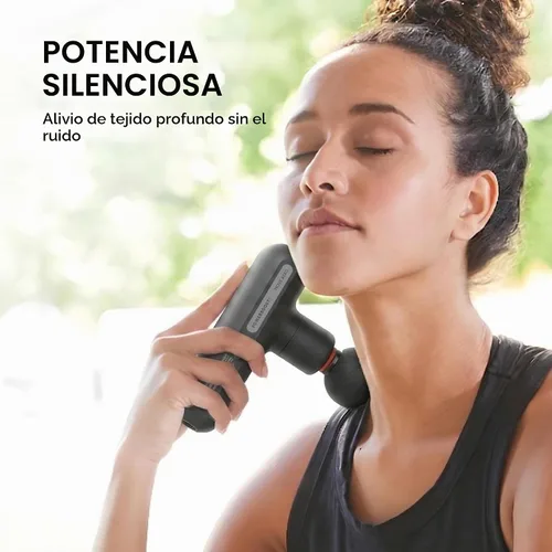 Vista 3 de Sharper Image Powerboost Move Aero [nueva versión 2026] Mini pistola de masaje de percusión de tejido profundo, herramienta de masaje