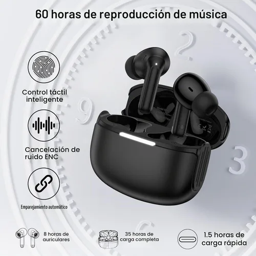 Vista 2 de Auriculares inalámbricos Samsung Auriculares Bluetooth para Samsung Galaxy Negro