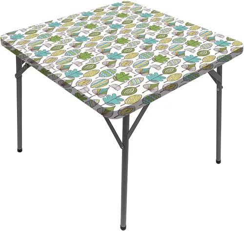 Vista 8 de Manteles florales, lindos manteles de primavera románticos retro cuadrados para mesa de comedor, se adapta a mesas de 24 x 24 pulgadas