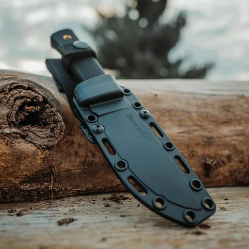 Vista 7 de COLD STEEL Master Hunter - Cuchillo de hoja fija de caza con hoja de punta de gota CPM 3V súper afilada de 4.5 pulgadas, mango Kray-Ex de 4.75
