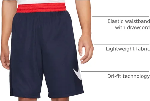 Vista 23 de Nike HBR - Pantalones cortos de baloncesto para hombre