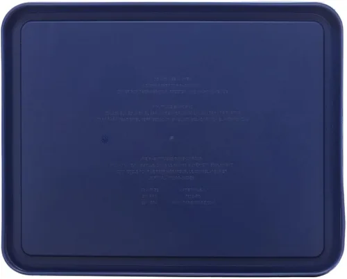 Vista 2 de Pyrex Paquete - 2 artículos: 7212-PC - Tapas de plástico azul oscuro para almacenamiento de alimentos de 11 tazas - Pyrex original genuino