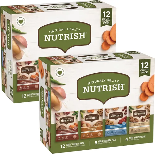 Vista 16 de Nutrish Chunks in Gravy Variety Pack Wet Dog Food, 13 oz. Can (Rachael Ray)