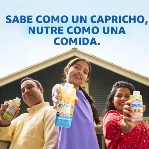 Vista 5 de Carnation Breakfast Essentials - Bebida lista para tomar sabor Creamy Strawberry en botella de cartón de 8 onzas líquidas