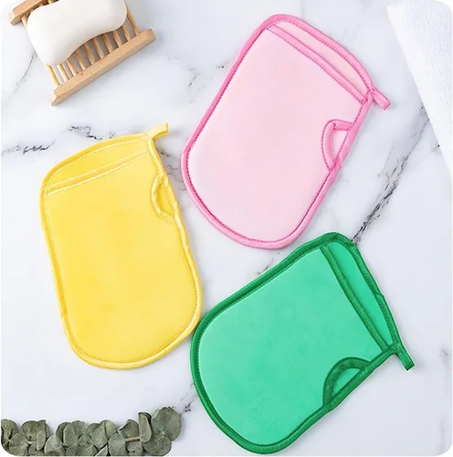 Vista 5 de Esponja Saca Mugre Del Cuerpo, Esponja Sacamugre para El Cuerpo, Esponjas Saca Mugre, Guantes Portátiles de Baño y Ducha Guantes Eliminadores