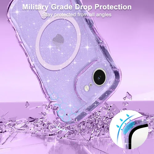 Vista 372 de Pepmune Funda magnética para iPhone 17 Pro Max, color rosa