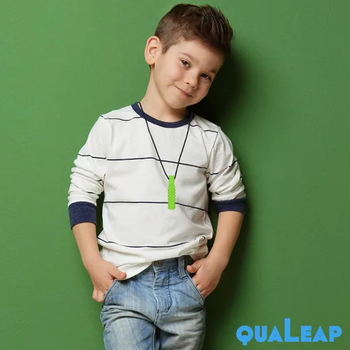 Vista 6 de Xtra Tough (XT) - Collar sensorial para masticar (paquete de 3) – Ayuda motora oral sensorial, juguetes mordedores para autismo, TDAH, lactancia