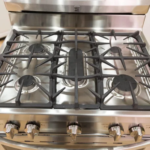 Vista 2 de Repuesto de rejilla A00263801 actualizado para estufas Kenmore, rejilla de quemador de estufa, piezas de cocina de gas Frigidaire, rejilla central