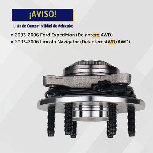 Vista 2 de KUSATEC 515043 Cojinete de rueda delantera y conjunto de cubo