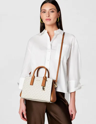 Vista 2 de Michael Kors - Laila, bolso pequeño para mujer Herrajes dorados/vainilla/bellota