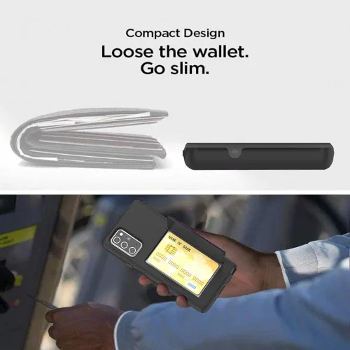Vista 6 de Funda de teléfono para Samsung Galaxy Note 20 con protector de pantalla de vidrio templado y soporte para tarjeta de crédito, billetera delgada