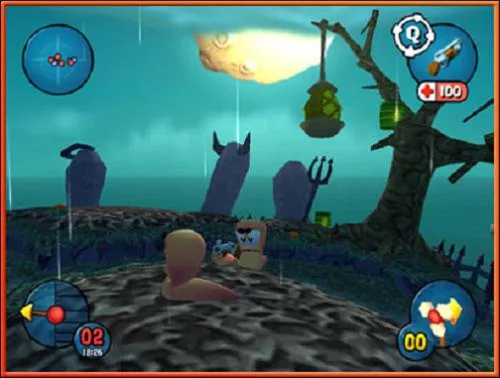 Vista 2 de Worms 3D - GameCube