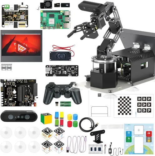 Vista 19 de Yahboom 6DOF Robotic Arm for RaspberryPi 5 ROS2 AI Vision Ver Without Pi5