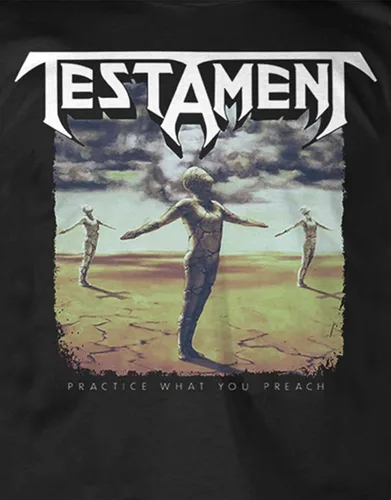 Vista 3 de Testament 'Practice What You Preach' (Black) T-Shirt