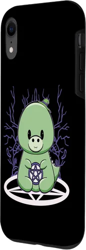 Vista 15 de iPhone 15 Dinosaur Tyrannosaurus With Pentagram Halloween Case