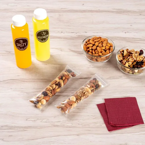 Vista 3 de Restaurantware Bag Tek - Bolsas de plástico transparente con cremallera de 8 pulgadas, 100 bolsas resellables con cremallera, cierre individual