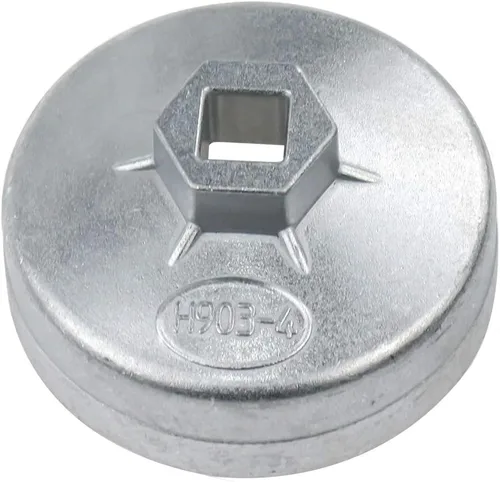 Vista 6 de Oil Filter Cap Wrench 65mm Inner Dia Aluminum Alloy 14 Flute Wrench