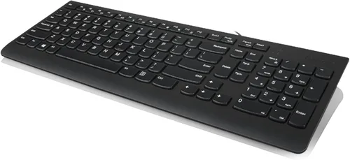 Vista 10 de Lenovo Teclado USB-C con cable 305 con teclado numérico, teclado de tamaño completo, diseño delgado, negro, conectividad USB-C, función dedicada