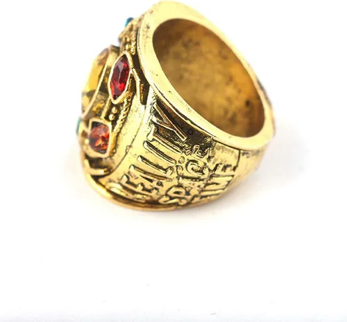 Vista 4 de PikaLF Anillo para hombre, anillo de guantelete infinito, anillo de piedra infinita, anillo de cristal de alma de guerra infinita, joyería