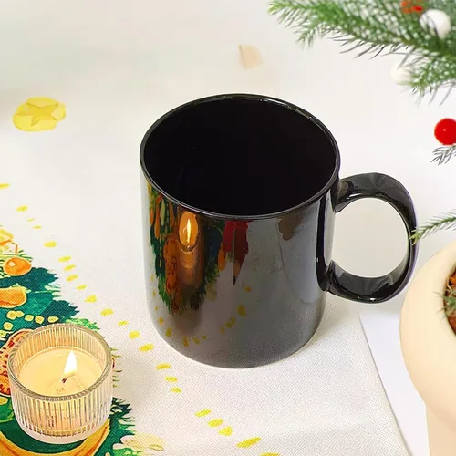 Vista 7 de Up Yours - Taza de café de cerámica 3D con dedo medio, divertida taza con texto en inglés "Have a Nice Day", perfecta para el día de San Valentín