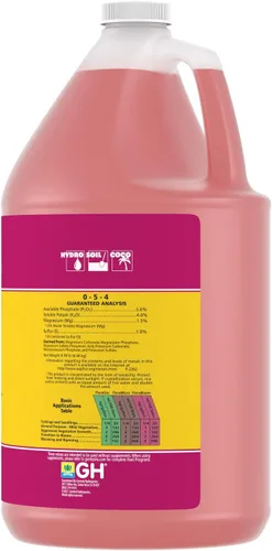 Vista 8 de General Hydroponics 718015 FloraBloom, 1 galón, magenta