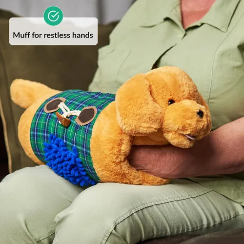 Vista 6 de Muff y manta para ancianos Manta antiestrés para demencia Productos de demencia para ancianos Regalo y actividades para personas mayores