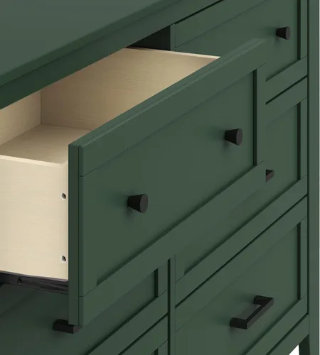 Vista 7 de DaVinci Beau - Cómoda para bebé con 6 cajones, certificado GREENGUARD Gold