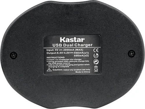 Vista 3 de Kastar Batería (X2) y cargador USB dual para Canon NB-6L y PowerShot SX710 HS SX530 HS SX520 HS SX510 HS SX500 IS SX700SX280 SX260 SX170 SD1300