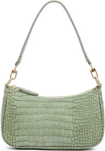 Vista 7 de DOREAMALOE Bolso de hombro de estilo clásico retro, para usar al hombro con cierre de cremallera para mujer