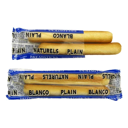 Vista 11 de Clown Global Brands Palitos de pan surtidos Lisos, sésamo, cebolla, ajo Estuche de 500 unidades Dos palitos de pan por paquete envuelto