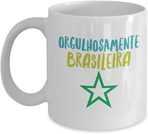 Vista 4 de Brasil Futbol Taza de Cafe Vaso, taza café divertidas, tazas personalizadas, taza de café inspiradoras, taza con mensajes positivos., 11onza