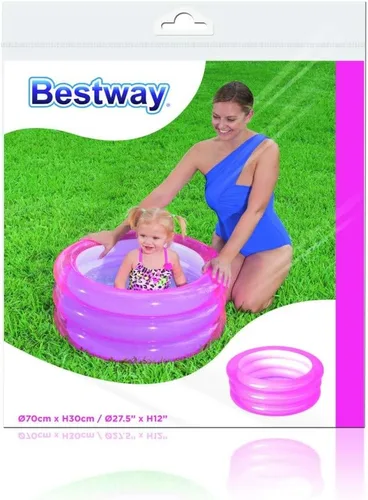 Vista 5 de Bestway Kiddie Lounge - Piscina infantil, multicolor, 27.6 x 11.8 in