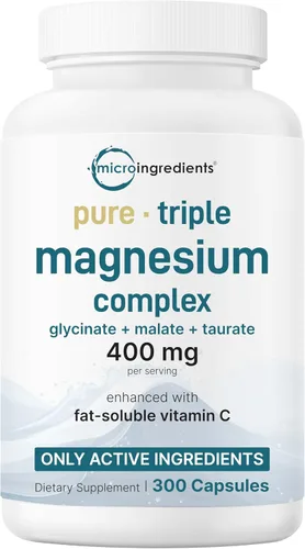 Vista 6 de Micro Ingredients Vitamina D3 5,000iu + K2 100mcg cápsulas blandas y complejo de magnesio triple puro de 400 mg cápsulas Paquete de 2 Vitaminas