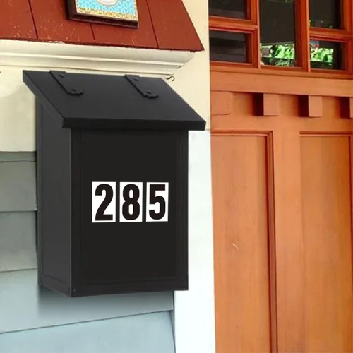 Vista 4 de Números adhesivos de 1.5 pulgadas para buzón, números de casa, adhesivo reflectante de números, calcomanías de buzón, número de dirección