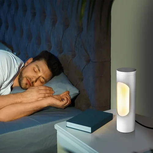 Vista 7 de LEDIARY Lámpara kosher, lámpara de lectura para shabbos, lámparas de mesa blancas y luz nocturna para sala de estar, dormitorio, bombilla T10
