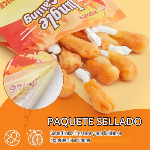 Vista 9 de Jungle Calling - Golosinas masticables de pollo y calcio para perros, hueso sin cuero crudo, 10.6 onzas