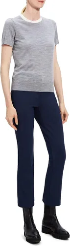 Vista 4 de Theory Camiseta básica de lana para mujer Trim
