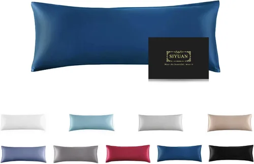 Vista 46 de Funda de almohada de seda de morera para cabello y piel - Funda de almohada de seda refrescante con cremallera oculta, de doble lado, suave