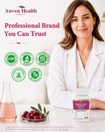 Vista 8 de Probióticos vaginales para mujeres, equilibrio de pH y apoyo de olores saludables con lactobacillus, prebióticos y arándanos, 60 mil millones