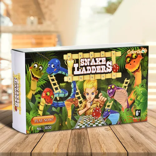 Vista 6 de Juegos de Mesa Magnéticos de Serpientes y Escaleras con Tablero Plegable Juegos de Viaje para Niños y Adultos