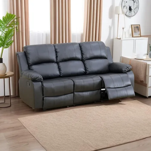 Vista 34 de A Ainehome Sofá reclinable de lujo, juego de muebles de sala de estar, sofá reclinable para caravana, sofá biplaza reclinable, para sala de estar