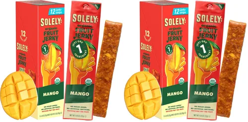 Vista 17 de Solely - Charqui de frutas orgánicas Un ingrediente Vegano Sin OGM Sin gluten Sin agregado de azúcar