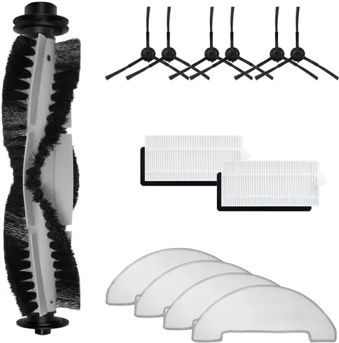 Vista 7 de 6 piezas de repuesto de cepillos laterales robot aspirador accesorios compatibles con XIEBRO HR1010 barredora