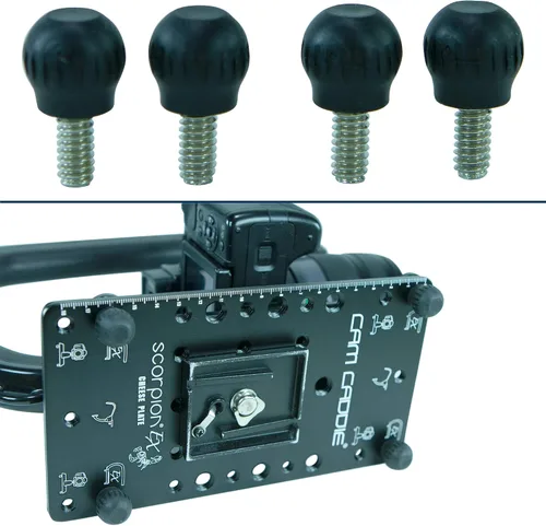 Vista 9 de Cam Caddie Placa de queso ultra plana de ángulo bajo POD/trípode para cámaras DSLR, sin espejo y de acción